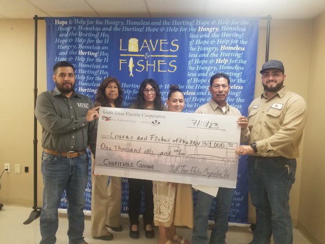 Loaves and Fishes of the Rio Grande Valley check presentation