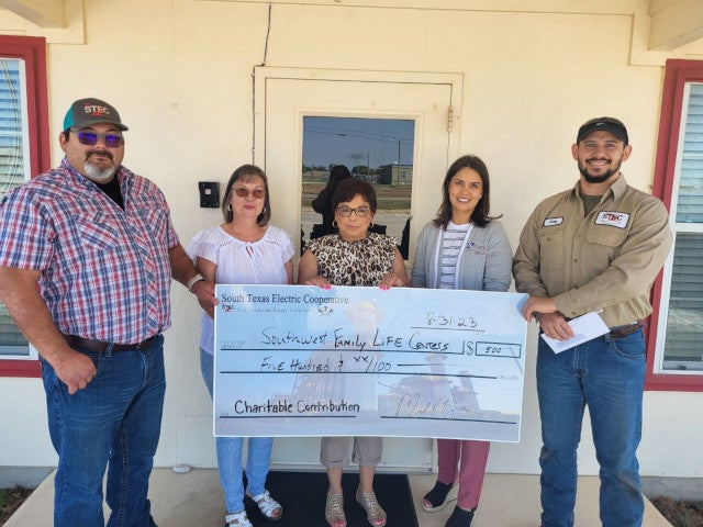 Southwest Family Life Center check presentation