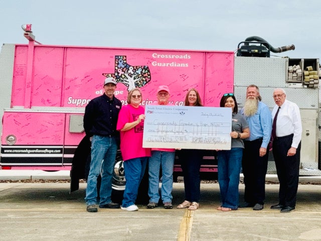 Crossroads Guardians of Hope check presentation