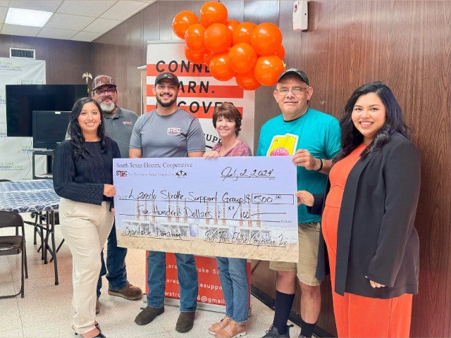 Laredo Stroke Group Inc check presentation